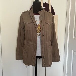 Serra Tan Military Field Jacket